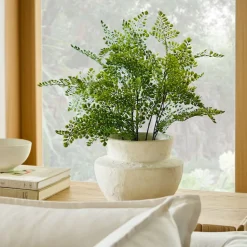 Faux Potted Maidenhair Fern Plant