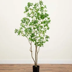 Faux Potted Minimalist Japanese Pieris Tree