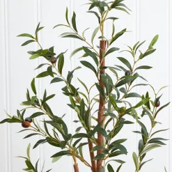 Faux Potted Olive Tree