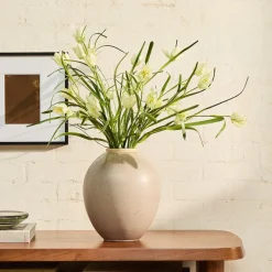 Faux Snake Head Lily Branch