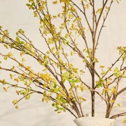 Faux Yellow Beaded Branch