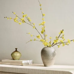 Faux Yellow Bud Branch