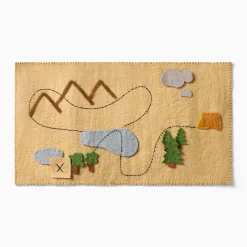 Felt Foldable Map