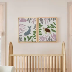 Felt Narwhal Framed Wall Art