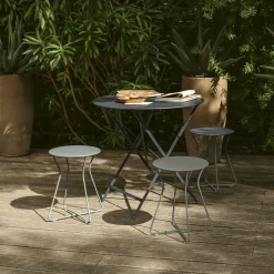 Fermob Metal Outdoor Round Bistro Table (24" – 38")