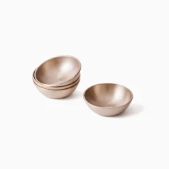 Fleck Luxe Kansa Dip Bowls (Set of 4)