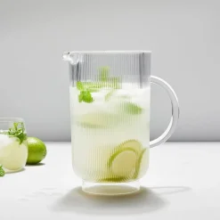 Fluted Acrylic Pitcher
