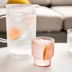 Fluted Acrylic Pitcher