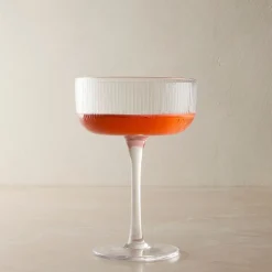Fluted Coupe Glass Sets
