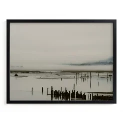 Fog At The Beach Framed Wall Art by Minted for West Elm