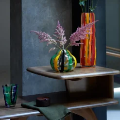 Folk Glass Vases