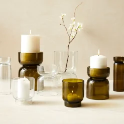Foundations Glass Candleholders