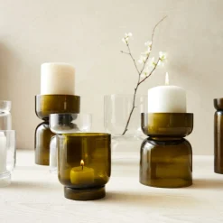 Foundations Glass Candleholders