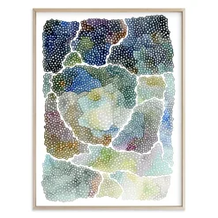 Freckle Typography II Framed Wall Art by Minted for West Elm