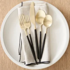 Gaze Satin Stainless Steel Flatware Sets