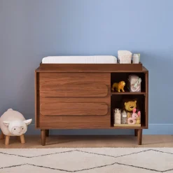 Gemini Open Narrow Dresser with Removable Topper (48")