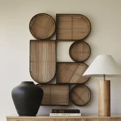 Geo Natural Woven Dimensional Wall Art by Diego Olivero