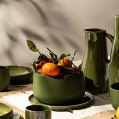 Gharyan Enameled Stoneware Jug