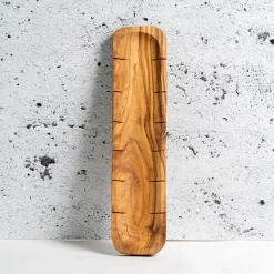 Gharyan Stoneware Olive Wood Bread Slicing Board