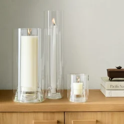 Glenda Glass Candleholders