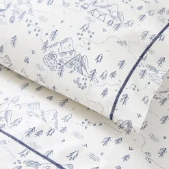 Glow-in-the-Dark Campsite Sheet Set