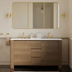 Graham Closed Double Bathroom Vanity (60")