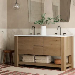 Graham Double Bathroom Vanity (60"–72")