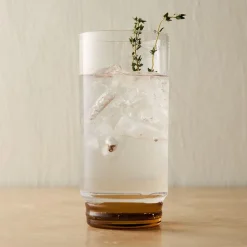 Grooved Stem Highball Glasses