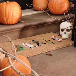 Halloween Trick-or-Treater Doormat