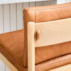 Halsey Leather Bar & Counter Stools