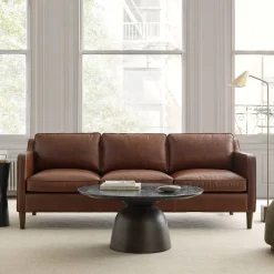 Hamilton Leather Sofa (70"–91")