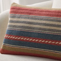 Handwoven Varied Stripe Pillow Cover