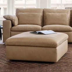 Harmony Modular Leather Motion Ottoman
