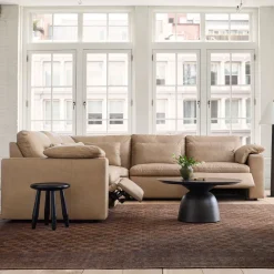 Harmony Modular Leather Reclining 5-Piece L-Shaped Sectional (116")
