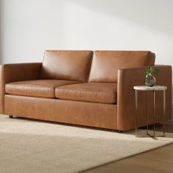Harris Leather Sofa (66"–96")