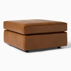 Harris Motion Leather Ottoman