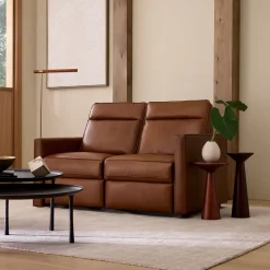 Harris Motion Reclining Leather Sofa (60"–85")