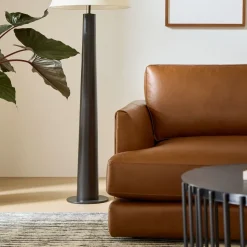 Haven Leather Sofa (60"–96")