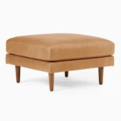 Haven Loft Leather Ottoman