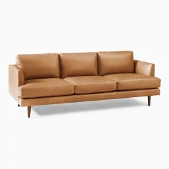 Haven Loft Leather Sofa (76"–86")