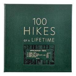 100 Hikes of a Lifetime Leather-Bound Book