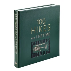 100 Hikes of a Lifetime Leather-Bound Book