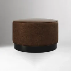 Hoffman Leather Ottoman