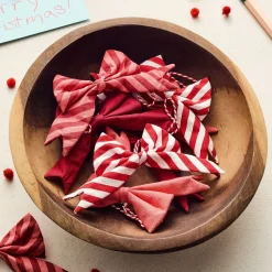 Holiday Bow Ornaments (Set of 10)
