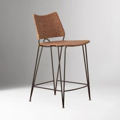 Hollingrive Rattan Counter Stool