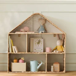 House Rattan Shelf (25")