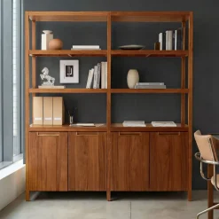 Hughes Tall Double Wide Bookcase (68")