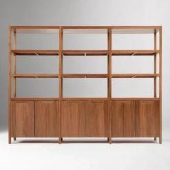 Hughes Tall Triple Wide Bookcase (99")