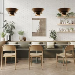Hunter Shaped Wood Stacking Chair