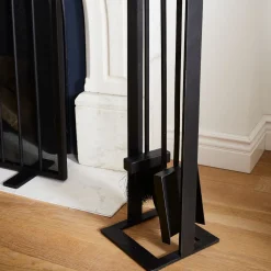 Industrial Fireplace Tools - Black